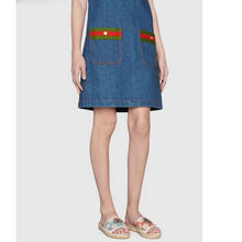 Load image into Gallery viewer, Gucci Unisex GG Espadrille Slides Multicolor GG Linen Canvas 2cm Heel