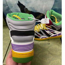 Load image into Gallery viewer, Gucci Unisex GG Gucci Basket Sneaker Black Demetra Rubber Interlocking G Patch