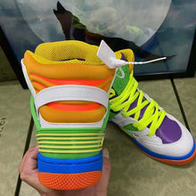 Load image into Gallery viewer, Gucci Unisex GG Gucci Basket Sneaker Green Demetra Rubber Interlocking G Patch
