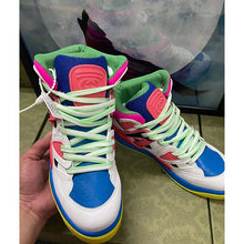 Load image into Gallery viewer, Gucci Unisex GG Gucci Basket Sneaker Pink Demetra Rubber Interlocking Grey Mesh
