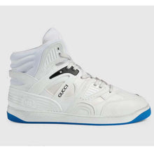Load image into Gallery viewer, Gucci Unisex GG Gucci Basket Sneaker White Demetra Rubber Interlocking G Patch