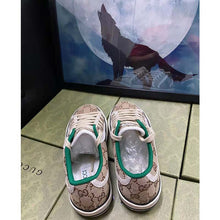 Load image into Gallery viewer, Gucci Unisex GG Gucci Tennis 1977 Sneaker Beige Ebony Original Canvas