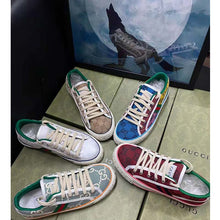 Load image into Gallery viewer, Gucci Unisex GG Gucci Tennis 1977 Sneaker Beige Ebony Original Canvas