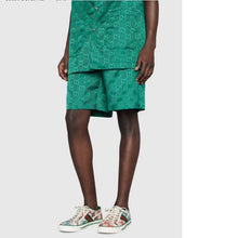 Load image into Gallery viewer, Gucci Unisex GG Gucci Tennis 1977 Sneaker Green Red Web Flat 2 cm Heel