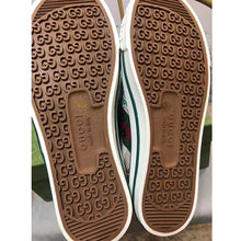 Load image into Gallery viewer, Gucci Unisex GG Gucci Tennis 1977 Sneaker Green Red Web Flat 2 cm Heel