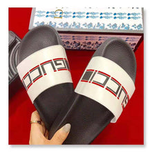 Load image into Gallery viewer, Gucci Unisex Gucci Stripe Rubber Slide Sandal 2cm Height-White