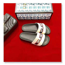 Load image into Gallery viewer, Gucci Unisex Gucci Stripe Rubber Slide Sandal 2cm Height-White