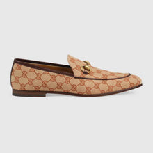 Load image into Gallery viewer, Gucci Unisex Jordaan GG Velvet Loafer-Brown