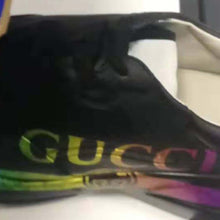 Load image into Gallery viewer, Gucci Unisex Rhyton Gucci Logo Leather Sneaker-Black
