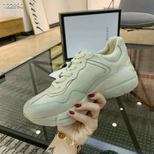 Load image into Gallery viewer, Gucci Unisex Rhyton Sneaker with Mouth Print-Beige