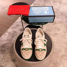 Load image into Gallery viewer, Gucci Unisex Screener Leather Sneaker 3cm Height-Green