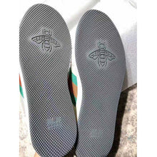Load image into Gallery viewer, Gucci Unisex Screener Leather Sneaker White Perforated and Off-White Leather