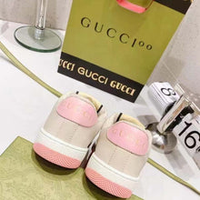 Load image into Gallery viewer, Gucci Unisex Screener Sneaker Crystals Beige Ebony GG Canvas 3.6 cm Heel