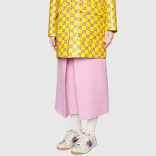 Load image into Gallery viewer, Gucci Unisex Screener Sneaker Pink Green Web Cream Scrap Less Leather