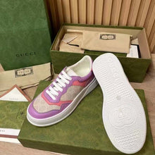 Load image into Gallery viewer, Gucci Unisex Sneaker White Beige GG Supreme Canvas Printed Interlocking G