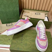 Load image into Gallery viewer, Gucci Unisex Sneaker White Beige GG Supreme Canvas Printed Interlocking G