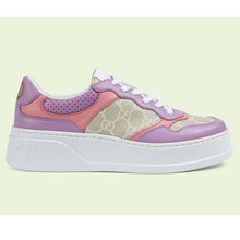 Load image into Gallery viewer, Gucci Unisex Sneaker White Beige GG Supreme Canvas Printed Interlocking G