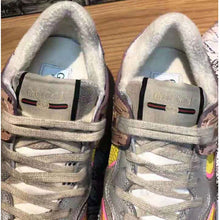 Load image into Gallery viewer, Gucci Unisex Ultrapace Sneaker with Embroidered Gucci and Interlocking G in Metallic Leather-Pink
