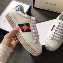 Load image into Gallery viewer, Gucci Women Ace Sneaker with Crystals White