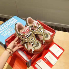Load image into Gallery viewer, Gucci Women Flashtrek Sneaker 5.6cm Height-Pink