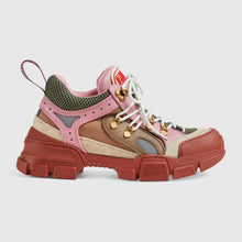 Load image into Gallery viewer, Gucci Women Flashtrek Sneaker 5.6cm Height-Pink