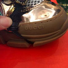 Load image into Gallery viewer, Gucci Women Flashtrek Sneaker with Removable Crystals 5.6cm Height-Brown