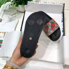 Load image into Gallery viewer, Gucci Women GG Gucci Strawberry Slide Sandal-Red
