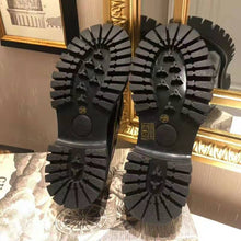 Load image into Gallery viewer, Gucci Women Gucci Leather Lug Sole Loafer in Black Shiny Leather 2.5 cm Heel