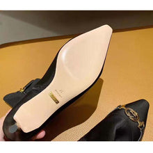 Load image into Gallery viewer, Gucci Women Gucci Zumi Mid-Heel Ankle Boot 7.7 cm Heel-Black