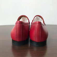 Load image into Gallery viewer, Gucci Women Jordaan Leather Loafer Red