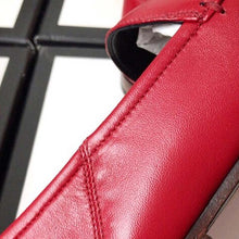 Load image into Gallery viewer, Gucci Women Jordaan Leather Loafer Red