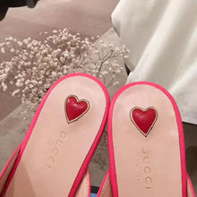 Load image into Gallery viewer, Gucci Women Princetown Leather Slipper with Horsebit Detail-Rose