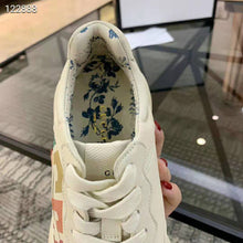 Load image into Gallery viewer, Gucci Women Rhyton Glitter Gucci Leather Sneake-Beige