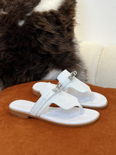 Load image into Gallery viewer, Hermes Elixir Neo Sandal White