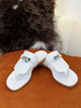 Load image into Gallery viewer, Hermes Elixir Neo Sandal White