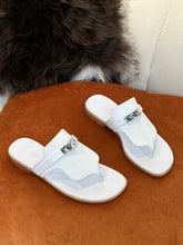 Load image into Gallery viewer, Hermes Elixir Neo Sandal White