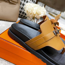 Load image into Gallery viewer, Hermes Elixir Sandal Brown
