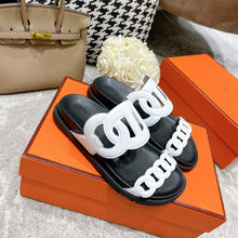 Load image into Gallery viewer, Hermes Extra Sandal White