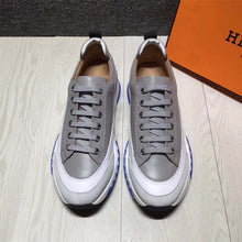 Load image into Gallery viewer, Hermes Men Rapid Sneaker Shoes White Sole-Grey
