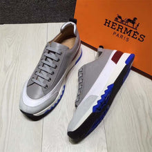 Load image into Gallery viewer, Hermes Men Rapid Sneaker Shoes White Sole-Grey