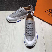 Load image into Gallery viewer, Hermes Men Rapid Sneaker Shoes White Sole-Grey