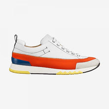 Load image into Gallery viewer, Hermes Men Rapid Sneaker Shoes White Sole-Orange