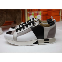 Load image into Gallery viewer, Hermes Men Rebus Sneaker Shoes White