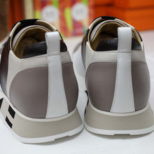 Load image into Gallery viewer, Hermes Men Rebus Sneaker Shoes White