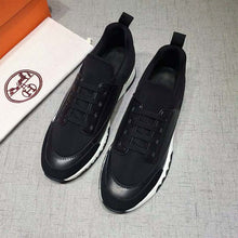 Load image into Gallery viewer, Hermes Men Shoes Stadium Sneaker-Black