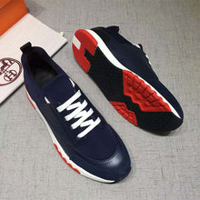Load image into Gallery viewer, Hermes Men Shoes Stadium Sneaker-Blue