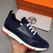 Load image into Gallery viewer, Hermes Men Shoes Stadium Sneaker-Blue