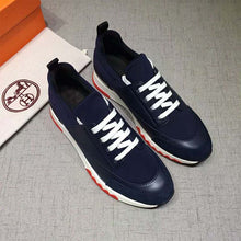 Load image into Gallery viewer, Hermes Men Shoes Stadium Sneaker-Blue