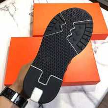Load image into Gallery viewer, Hermes Men Trail Sneaker in Calfskin-Black