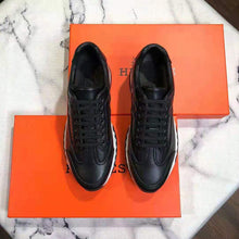 Load image into Gallery viewer, Hermes Men Trail Sneaker in Calfskin-Black
